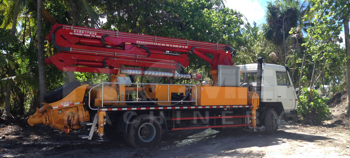 concrete boom pump